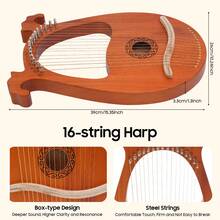 eusmeyusnt Instruments de Musique à Cordes - Couleur du bois - Voir 10