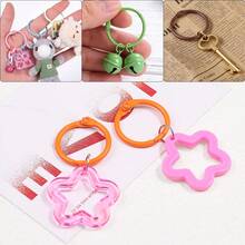 20 buah Ring Pengikat Kertas Longgar Warna Oranye Muda, Ring O-Ring Logam Terbuka yang Dapat Digunakan Kembali, Cocok untuk Kartu Indeks, Kartu Flash, Buku Catatan Perencana, Album Foto, Scrapbooking, Gantungan Kunci DIY, Pengorganisasian Kantor dan Belajar - Set - View 7