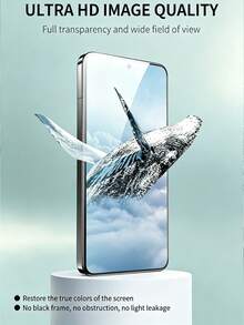 3片裝水凝膠螢幕保護膜 軟膜 [非玻璃] 相容於 Galaxy S26 A57 A37/相容於 15T Poco X7 Pro/Note 15/相容於 17 Pro Max 16/Honor X9D 及其他手機機型 生日禮物 適合家人與朋友 手機螢幕保護膜 自癒防指紋 Face ID 友善 全螢幕覆蓋 易貼 - 無色 - 查看 6