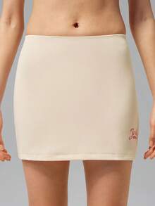 Jordan Women's AS W J BRK FEM SKORT SET Knitted Mini Skirt IM7382-272 - Baby Pink - View 3