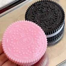 1pc Cookie Shaped Soft Squeeze Stress Relief Toy, Slow Rebound Sensory Toy, Cute Desktop Decoration, Party Favor Gift, Suitable For Children - Multicolor - View 9