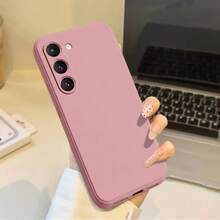 适用于 Galaxy S20、S21、S22 Plus、S23、S24、S25、S26 Plus、S26 Ultra、6、7、8、X、XS Max、11、12、13、14、15、16、17 Pro、17 Pro Max、Pixel 6、7、8、9、10A、10 Pro、10 Pro XL、A13、A23、A33、A53、A73、07、17、37、57、14、24、34、54 的手机保护壳，带绒面内衬 - 粉色 - 查看 1