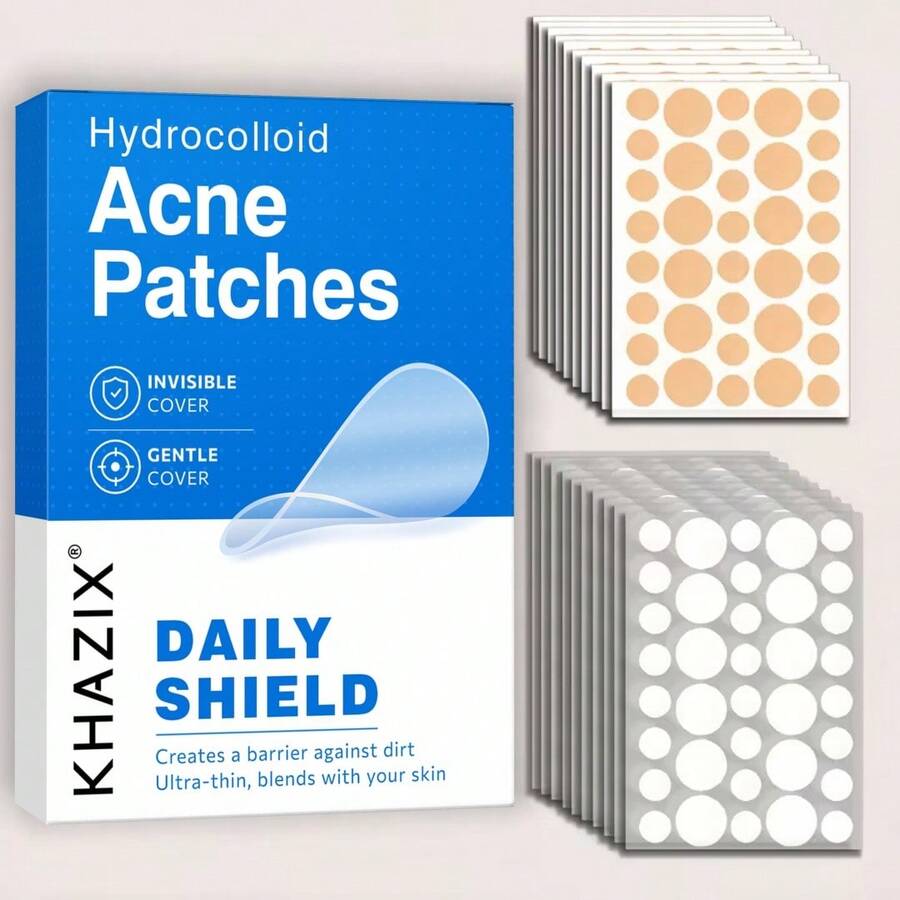 720/360/360pcs Hydrocolloid Acne Pimple Patch, Hydrocolloid Spot Stickers, Covering Zits And Defect, Nighttime Spot Stickers For Face - Round Pimple Patches - View 1