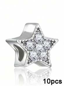 Fashionable Pentagram Rhinestone DIY Pendant, As A Special Gift For Friends - Multicolor - View 7