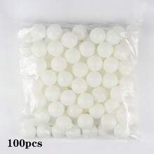 50/100/200顆PP乒乓球，高彈性耐用乒乓球，適用於乒乓球、派對裝飾、室內/室外使用，乒乓球配件，非常適合生日派對、乒乓球比賽 - 彩色 - 查看 14