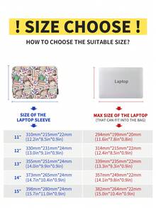 canvas artisan Universal Polyester Laptop Bag Printing Laptop Sleeve Shockproof Notebook Bag Compatible With Matebook HP - View 4