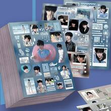 8pcs TF Family Trainee Yang Bowen Cut-Out Stickers, Premium Creative Decorative Planner Stickers, Waterproof - Multicolor - View 2