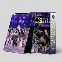 New 55pcs KATSEYE Holographic Cards, International Girl Group K-POP Merchandise LOMO Collectible Cards - A - View 2