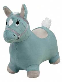 Saltarín De Peluche Inflable Carestino +18m Caballo Verde - 1 - Ver 1