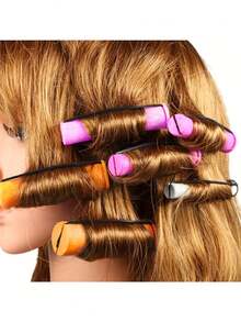 20/30/40/50pcs Curling Iron Set For Normal Hair - Professional-Grade Cold Perm Curling Iron Set For Creating Voluminous Curls - DIY Salon-Quality Styling Tools For Home Use - Multicolor - View 4