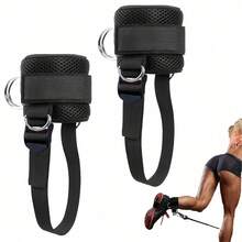 Cable Machine Ankle Straps, Adjustable Cable Machine Ankle Straps, Comfortable Thickened Gym Workout Ankle Straps (For Glutes, Leg Kicks), Glute Weighted Ankle Straps, Cable Machine Leg Straps - Multicolor - View 1
