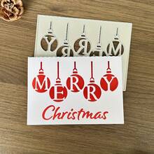 1pc Carbon Steel Cutting Die For Christmas Greeting Cards, Metal Cutting Die Template For Invitations, Suitable For Scrapbooking, Photo Album Decoration, Embossing, Handmade Paper Craft Card Making - Christmas - View 3