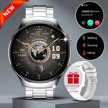 Latest 1.50-Inch Zinc Alloy Shell, Fashionable Full-Screen Touch Outdoor Sports Smartwatch, Suitable For Men And Women, Supports Wireless Calling, Message Notification, Fitness Tracking, Pedometer, Wireless Music, Multiple Sports Modes, Perfect Holiday Gift. - Multicolor - View 17