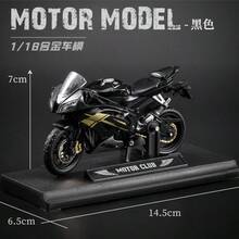 1/18 合金賽車摩托車模型 Panigale V4S,仿真壓鑄摩托車,男孩收藏裝飾禮物 - 彩色 - 查看 12