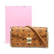 Mcm Millie Visetos Senior Visionary Woman Shoulder Chain Bag MWRAAME01CO001 - 干邑色MWRAAME01CO001 - 查看 7
