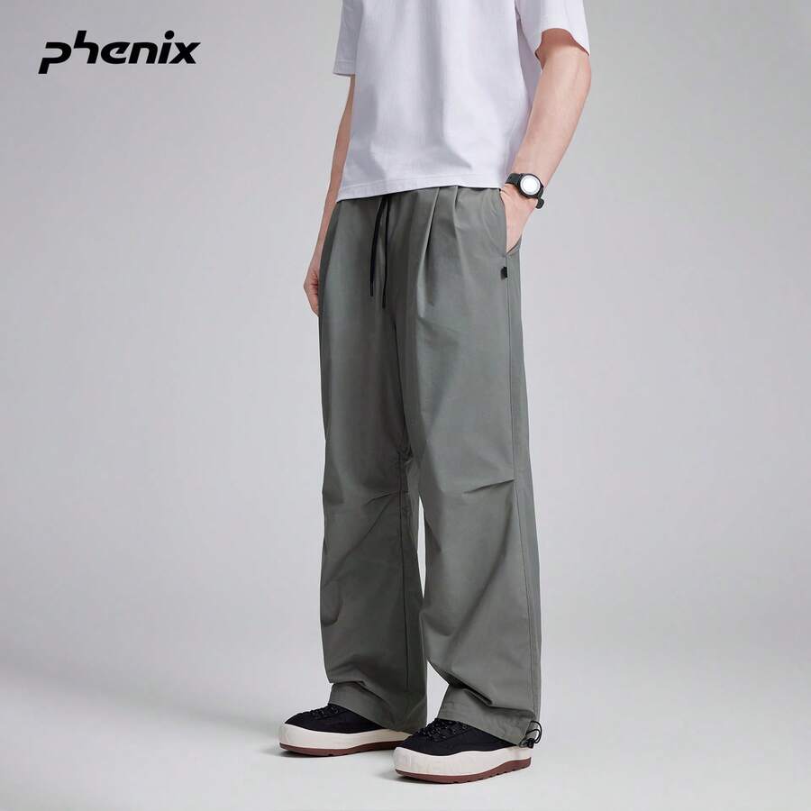 +Phenix GORE-TEX WINDSTOPPER Celana Kargo Outdoor Pria Celana Panjang Tenun Tahan Angin - Hijau Tentara - View 1