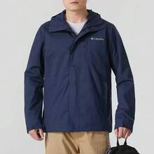 Columbia Jaket Hiking Gunung Outdoor Pria Terbaru, Jaket Olahraga Tahan Air dan Angin - Royal Blue - View 2