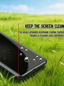 3片裝霧面水凝膠螢幕保護膜 防指紋軟膜 [非玻璃] 相容於 Galaxy S26 A57 A37/相容於 15T Poco X7 Pro/Note 15/相容於 17 Pro Max 16/Honor X9D 及其他手機機型，生日禮物，適合家人與朋友的手機螢幕保護膜，自我修復防指紋 Face ID 友善全螢幕覆蓋易貼膜 - 無色 - 查看 6