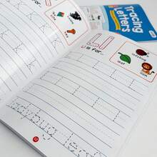 Lachilly Children's Handwriting Practice Workbook: Letter And Number Tracing Exercises (With Lines), Learning Activities, Early Writing Skills Development, Classroom Essential - Reusable Alphabet Workbook - View 9