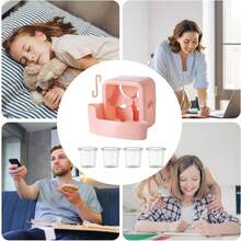 Portable Fan Cooler With 4 Ice Packs - Pink/Blue, Battery-Free, Fast Cooling, Suitable For Floor Fans And Desktop Fans, Quick Cooling Accessory For Home, Office And Bedroom, Summer Travel Essential, Back To School, Halloween Room Decor - A - View 15