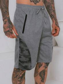Men's Sweatpants / Zippered Pockets / Elastic Waist - Gris Claro - Ver 1