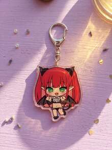 1Pc/5Pcs My Dress-Up Darling Keychain, Marin Kitagawa & Gojo Wakana Anime Pendant, Backpack Bag Hanging Decor, Cartoon Peripheral Gift. - Style2 - View 7