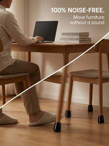 1/4/8/16/24pcs, Thickened Wear-Resistant TPE Chair Leg Protectors, High Elasticity Silent Anti-Slip Table And Chair Foot Pads, Scratch-Resistant Noise-Reducing Floor Protection Pads - Flexible And Durable, Silent And Scratch-Resistant, Easy To Install By Hand. Suitable For Home Table And Chair Protection, Bedroom Furniture Floor Protection. Flexible And Durable Furniture Protection Men's Tools, Invisible Silent Versatile Room Decoration Foot Pads, Scratch-Resistant Floor Protection Simple Home Decor Protection Pads, Anti-Slip Silent Bedroom Decoration Chair Foot Pads, Soft And Wear-Resistant Atmospheric Autumn Decoration Protection Covers, Invisible Creative Halloween Decoration Chair Leg Covers, (Random Style) - Multiple Styles - View 4