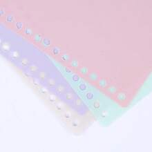 8pcs Loose Leaf Binder Dividers Index Tabs Separator Sheets PP Plastic - Multicolor - View 5