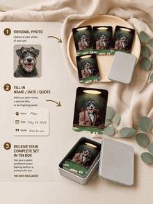 Custom Photo Keepsake Cards / Photo Memory Cards Are Suitable For Collecting Mementos. They Are A Unique Gift For Pet Owners. - Multicolor - View 6