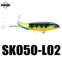 SeaKnight SK050 90mm 13g, SK051 130mm 39g, SK053 110mm 19g Whopper Plopper Surface Fishing Lure, Rotating Tail Hard Bait, Artificial Fishing Lure For Bass, Pike, Perch, Freshwater And Saltwater - Multicolor - View 23