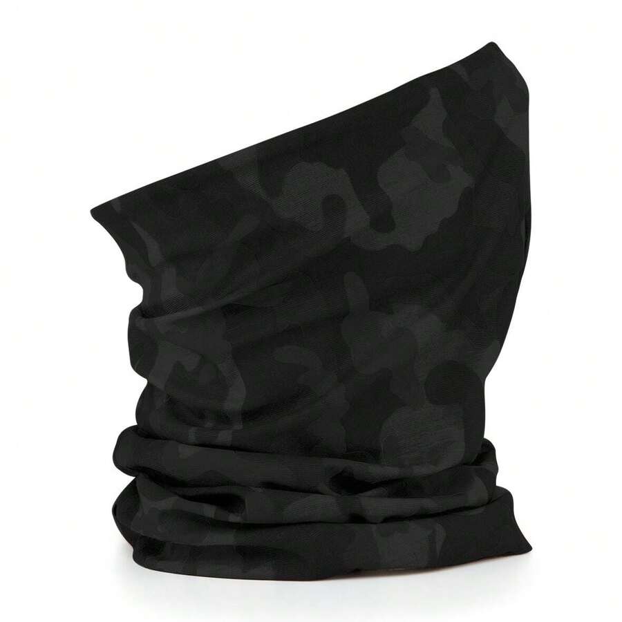 Beechfield Ladies/Womens Multi-Use Original Morf Snood Scarf - Midnight Camo - View 1
