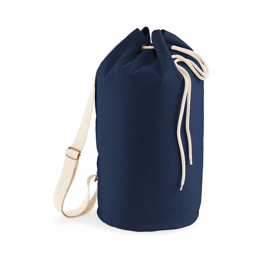 Westford Mill Organic Drawstring Bag - French Navy - View 1