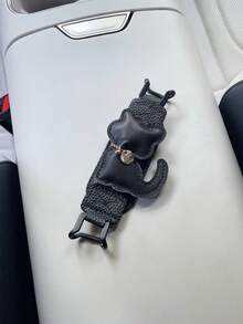 1PC Leather Necklace Cat Tablet Hand Strap High Elasticity Anti-Drop Wrist Support Hand Grip Holder - Multicolor - View 8