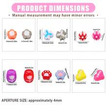 30pcs Mixed Color Acrylic Multi-Shape Large Hole Beads For Jewelry Making - Randomly Mix Colors - View 6