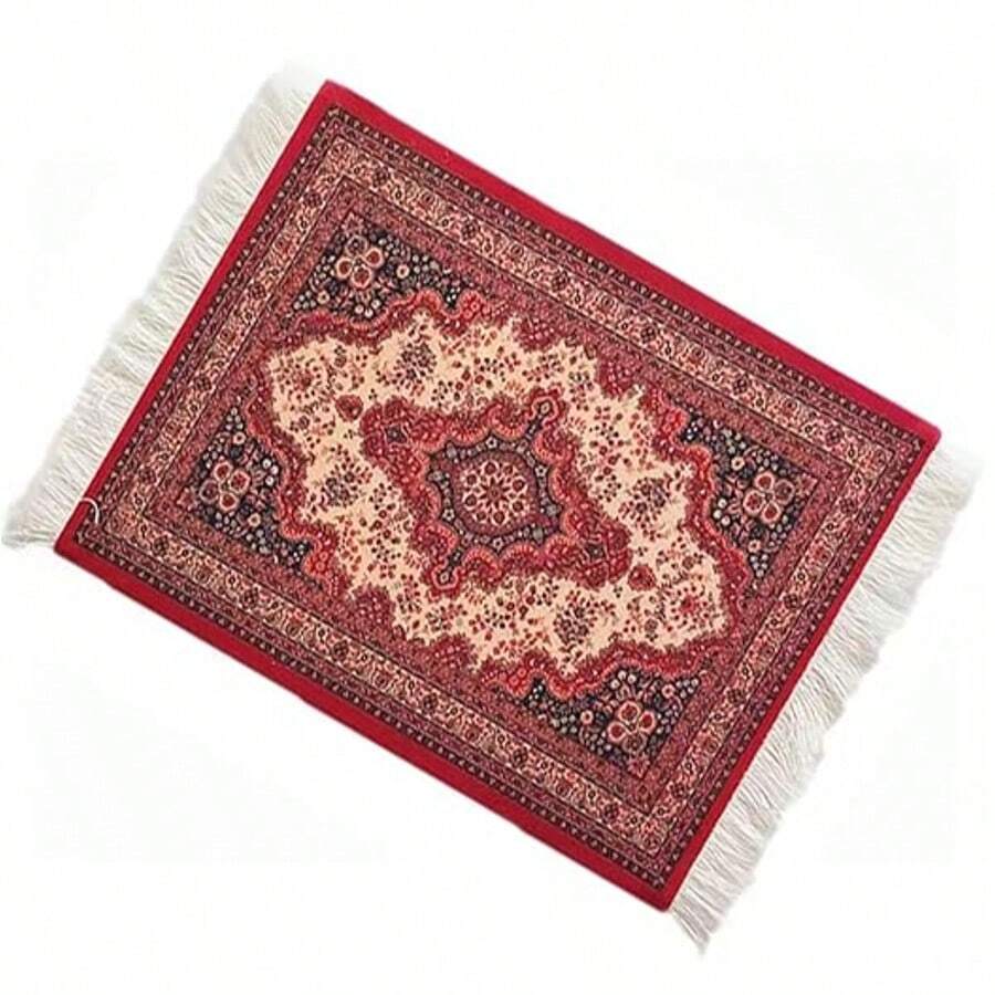 Mouse Pad - Vintage Carpet Rubber Mouse Pad Suitable For Home Office Dining Table Decoration Mouse Pad - Multicolor - View 1