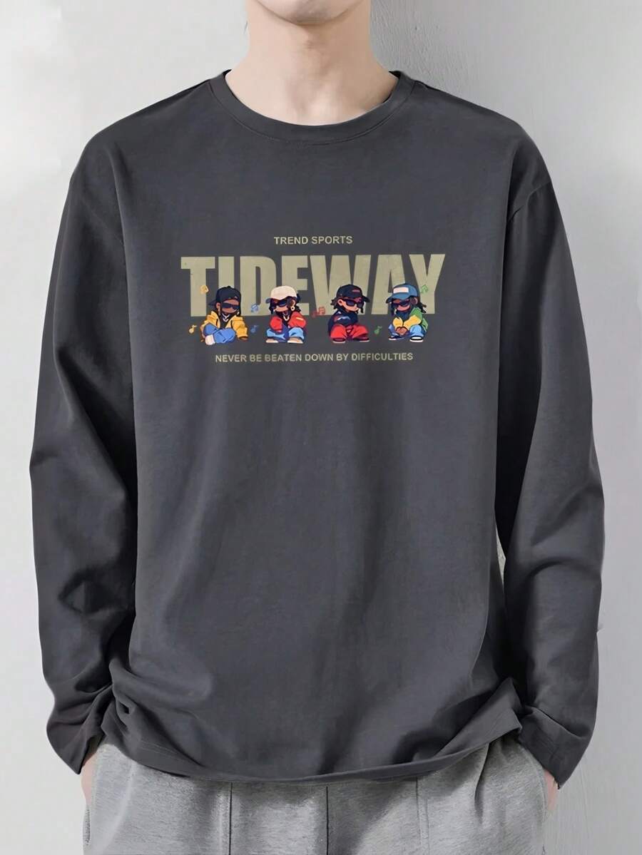 Men T-Shirts - Dark Grey - View 1