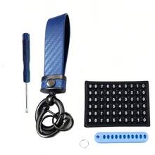 TRTY 1pc Chevrolet Car Fashion Key Case, Premium Soft TPU Smart Key Cover With Carbon Fiber Keychain, 4-Button Protective Cover Compatible With Equinox, Malibu XL, Blazer, Orlando, Cruze, Cruze. With Remote Start Button Compatible With New Cruze, Trax, Tracker Models, Supports Remote Start Key Or Find Car Alert Key, Fashionable And High-End Matching Keychain, Car Key Accessories - Chevrolet 4-button Key Fob Cover - View 22