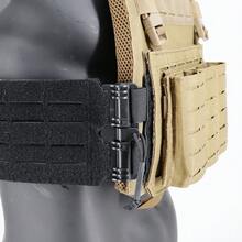 2pcs High Quality Tactical MOLLE Vest Belt Quick Release Buckle Set, Compatible With Airsoft JPC CPC 6094 420 Vest Plate Carrier Accessories - Multicolor - View 3