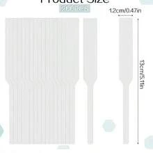 2000/100/200片一次性空氣清新劑測試條，香氛測試條，香氛吸附紙，香氛卡，精油擴香測試條，用於測試空氣清新劑與精油香氛（白色） - 試香片 - 查看 7