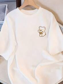 Women T-Shirts - 白色 - 查看 1