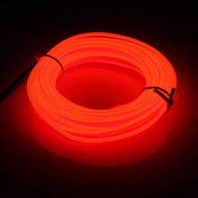 1pc 3M Car EL Glowing Wire, Low-Key Creative Minimalist Design, USB Plug And Play, Easy To Install, Soft Light Car Interior Decoration, Essential Fashion Accessory For Car Owners, Suitable As Holiday Gift For Car Enthusiasts - A - View 5