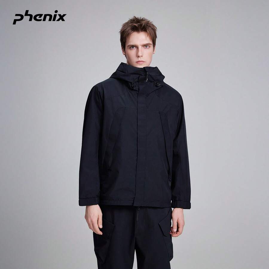 +Phenix GORE TEX WINDSTOPPER Windproof Water-Repellent Outdoor Jacket - Black - View 1