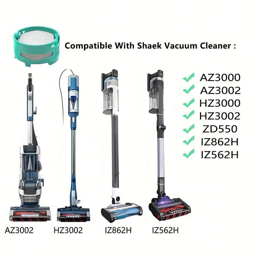2pcs, Compatible With Shark HZ3002, Z862H, 1Z562H, AZ3002 Vacuum Cleaner Accessories, Suitable For All Year Round - View 1