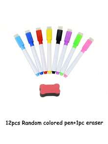 Erasable Magnetic Whiteboard Markers, Suitable For Writing, Teaching, Drawing And Coloring; Featuring Erasable Design, Large Ink Capacity, Perfect For Quick Sketching, Doodling And Back To School Use - Multicolor - View 11