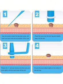 Exquisite Minimalist Convenient Facial Acne & Skin Tag Removal Tool, Suitable For Men And Women, Beautiful Holiday Gift - Multicolor - View 3