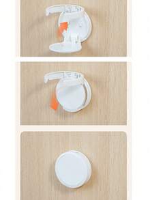 1pc Foldable Cup Holder, No-Drill Office Desk Cabinet Door Coffee Storage Rack, Home Dorm Wall-Mounted Cup Rack - Multicolor - View 9