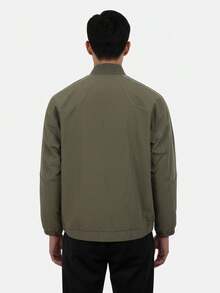 Adidas Men's TH WOV JKT2 Woven Jacket Hoodless Outerwear KV5948 - Green - View 2