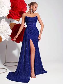 Vestidos de Boda - azul real - Ver 3