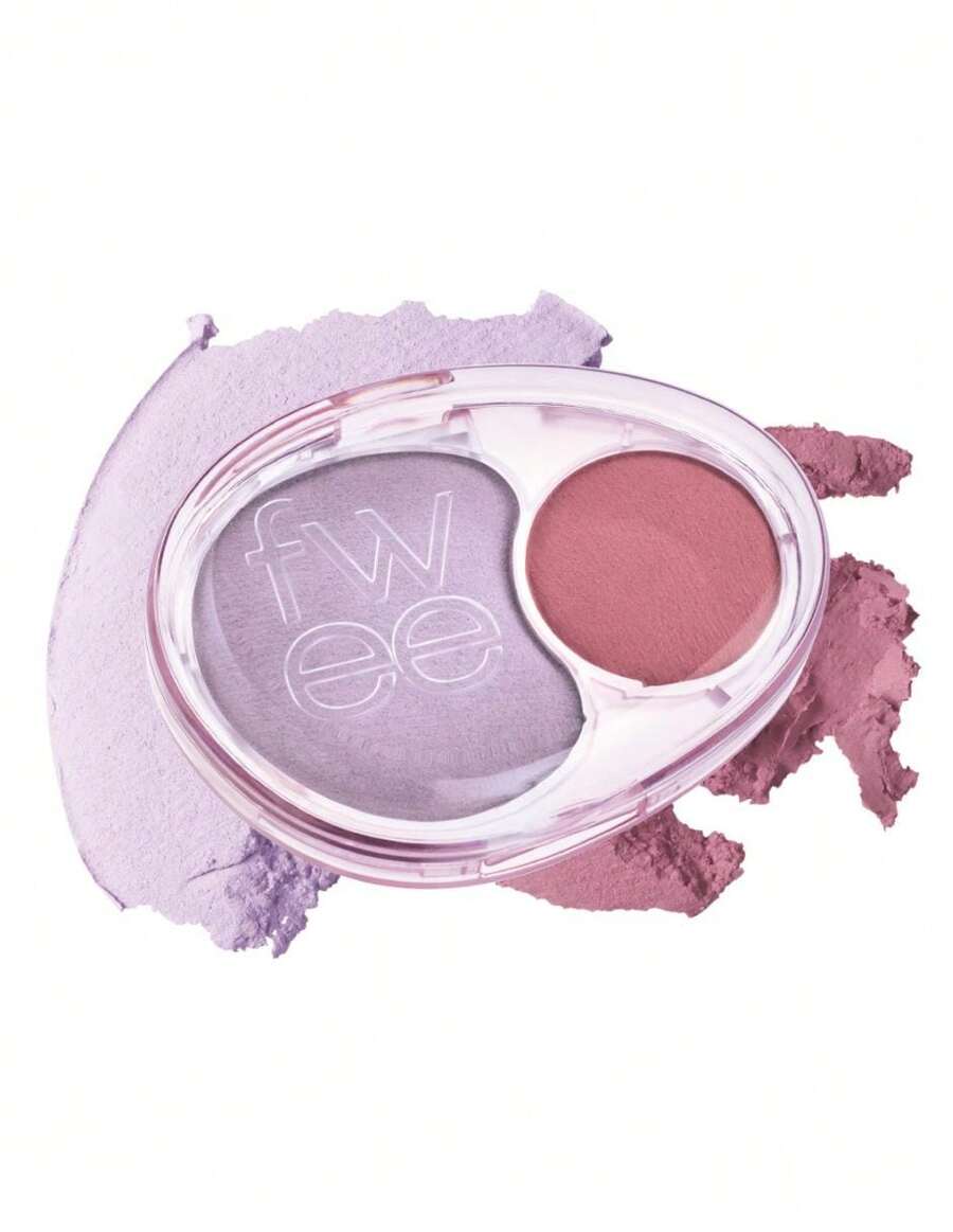 FWEE Mellow Dual Blush MV02 ICY Cupid Rubor Compacto Doble Tono Efecto Blur 7.2 g - Multicolor - Ver 1