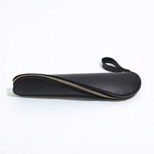 PU Leather Handmade S-Shaped Pencil Case, Creative Vintage Stationery Pen Holder, Fashion - Multicolor - View 5